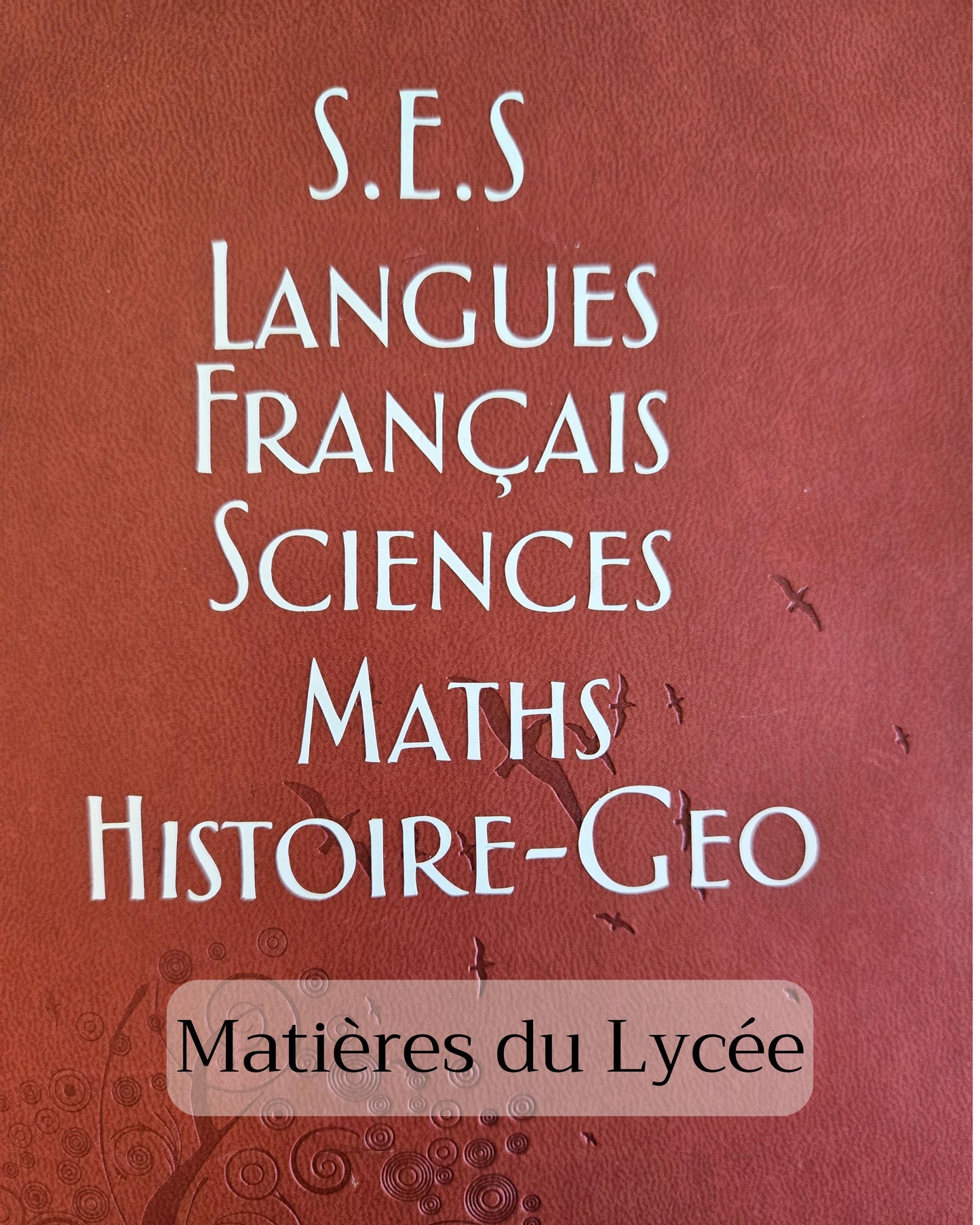 Etiquettes Matières Scolaires