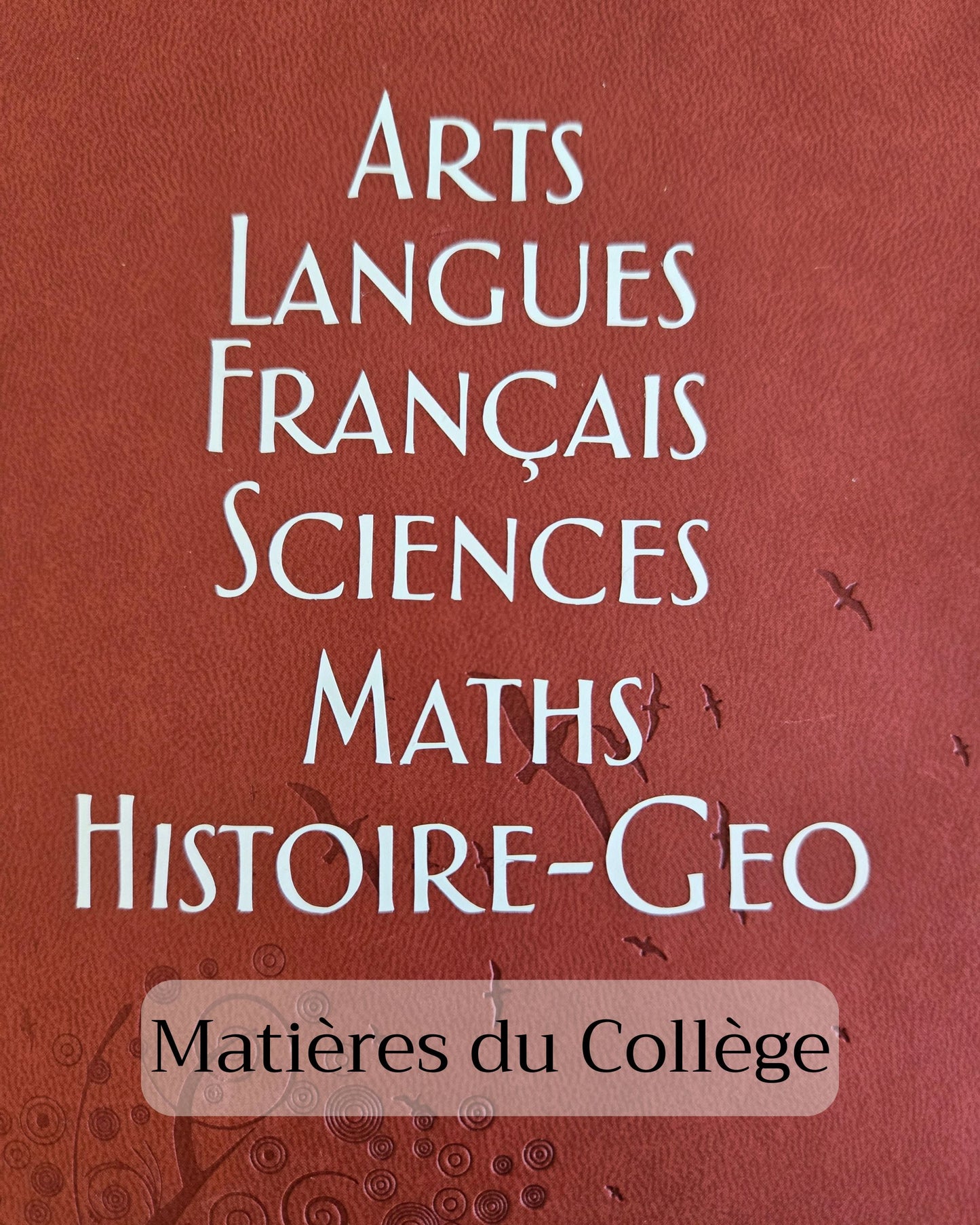 Etiquettes Matières Scolaires